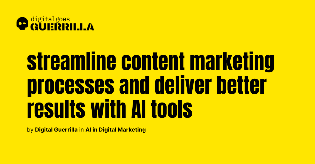 How to use AI in Content Marketing?